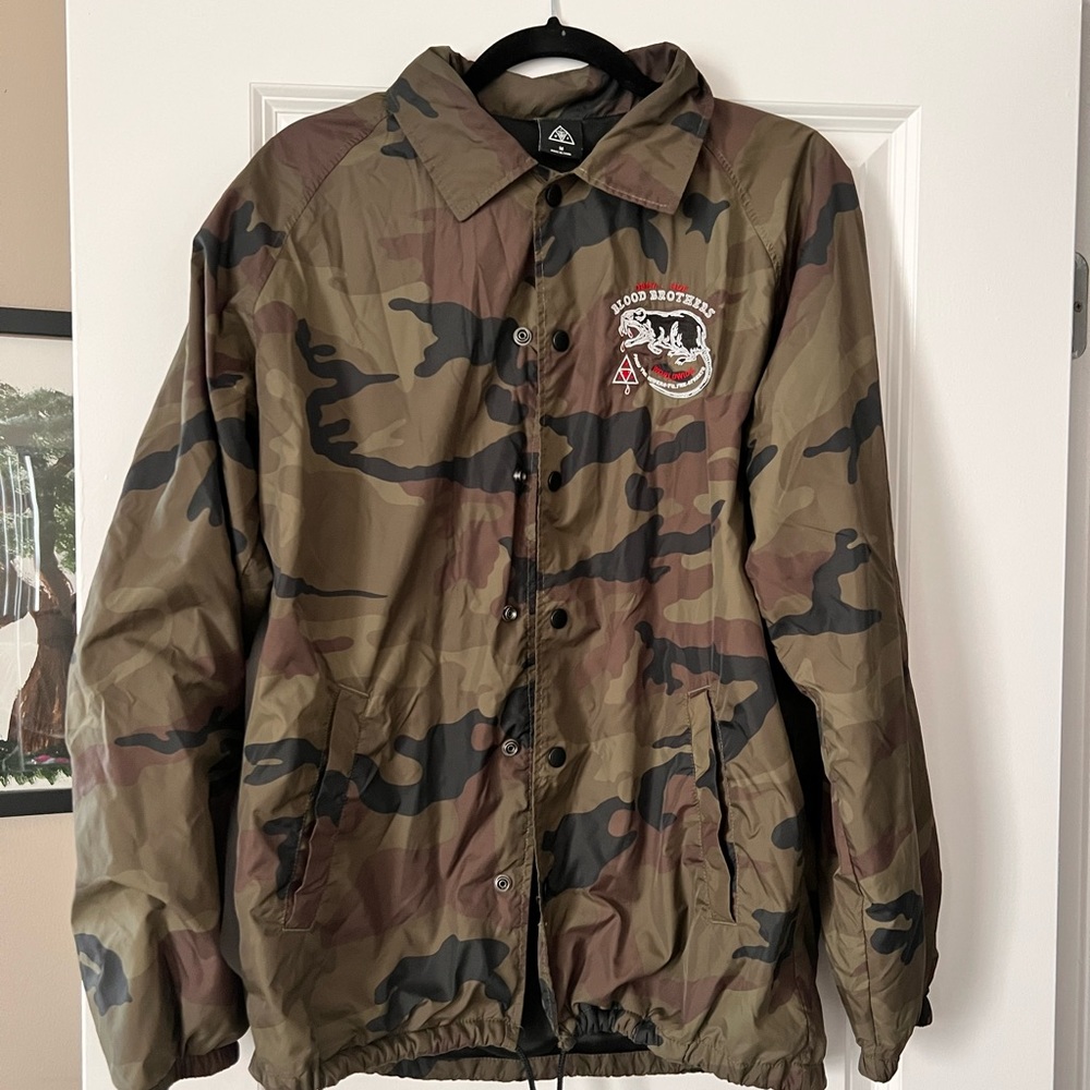 OBEY & HUF - Camo bomber / rain / windbreaker jacket